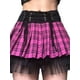 thumbnail image 1 of Mini faldas plisadas de retazos de encaje sexis para mujer, falda gótica de cintura alta XBTCLXEBCO T L, Rosa, 1 of 6