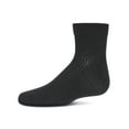 thumbnail image 3 of MeMoi  Pointelle Dot Anklet Socks - Girls - Female, 10, Black, 3 of 4