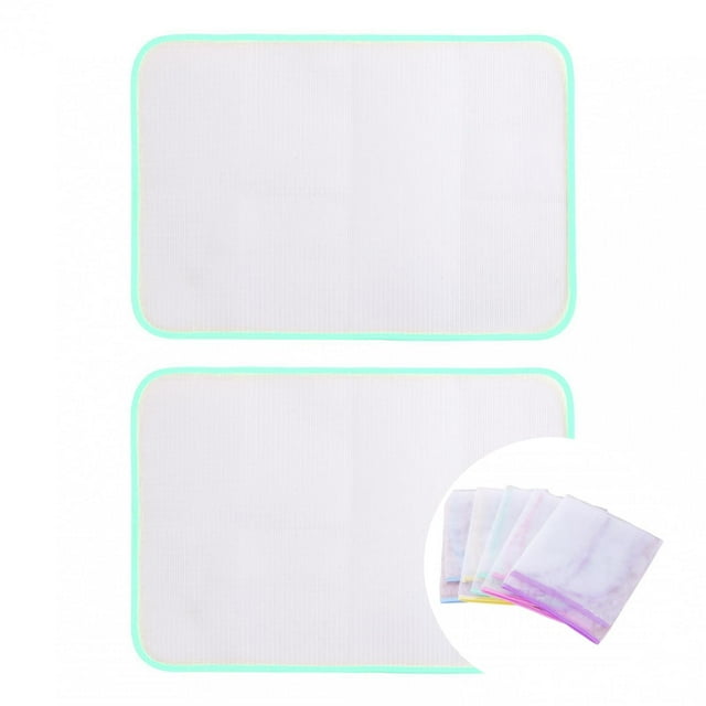 2 Pcs/ensemble Nappe de Repassage Réutilisable Isolation Thermique Maille Trou Repassage Couture Protège-Coussinet Housse pour Vêtements