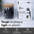 thumbnail image 2 of The Humble Co Natural Floss Picks, Double Thread Tooth Picks Flossers for Adults Gum Health, Interdental Oral Care & Hygiene, Charcoal, 300 Pieces, 2 of 8