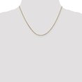 thumbnail image 2 of 14k Yellow Gold 18 Inch 1.65mm Cable Chain Necklace Pendant Charm Round Link, 2 of 9