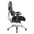 thumbnail image 3 of Office Star Products Black Mesh Back with Custom Fabric Seat and Chrome Base Black, 3 of 5