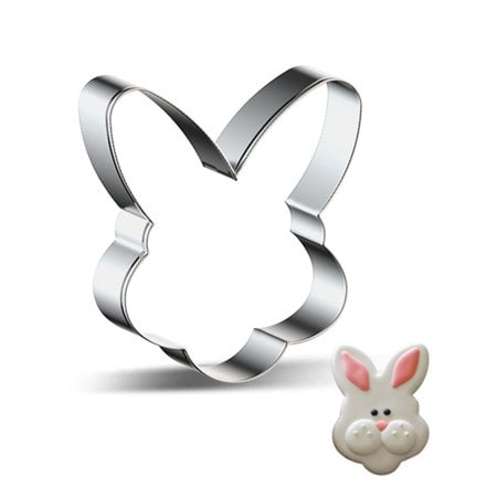 

SEARCHI Cookie Cutters Easter Fun Cookie Cutter with Easter Bunny Egg and Carrot