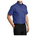 thumbnail image 4 of Yellow Rooster Men's Short Sleeve Easy Care Shirt Mediterranean Blue M, 4 of 6