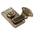 thumbnail image 5 of Vintage Furniture Hardware Antique Box Latches Decorative Hasp Jewelry Wooden Box Suitcase Hasp Latch Toggle with Key and Screw, 5 of 6