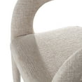 thumbnail image 3 of Modrest Faerron - Modern Light Grey Fabric Dining Chair, 3 of 8