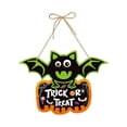 thumbnail image 2 of Letrero de puerta de Halloween, letrero colgante de feliz Halloween, accesorios de decoración de pared, decoración colgante de puerta de Halloween Estilo B, 2 of 8