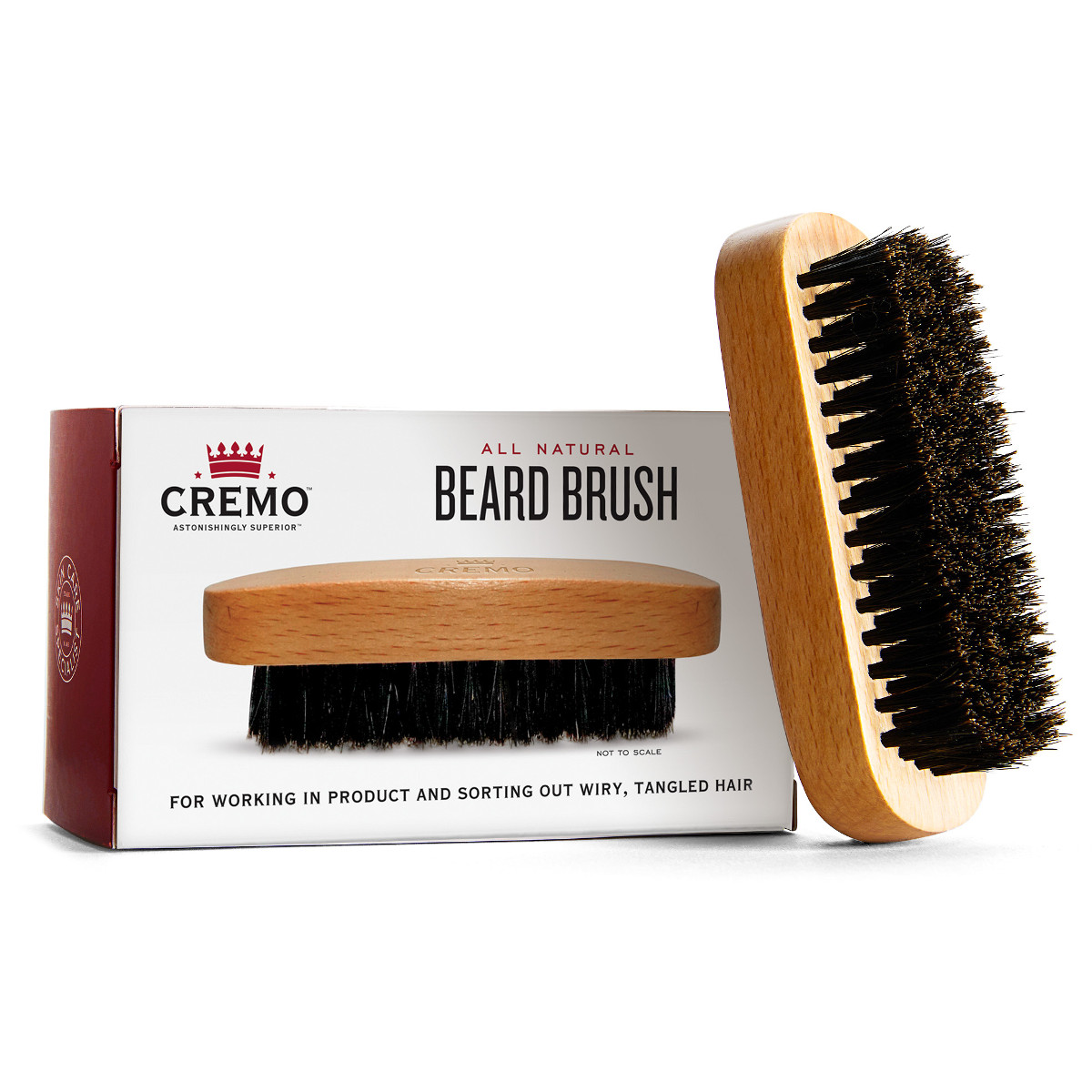 Cremo Cremo All Natural Beard Grooming Brush Walmart Com