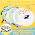 thumbnail image 6 of Caunedy Upgraded Toddler Light Jazz Drum Set, Musical Kid Drum Set with Stool, Pedal & Drumsticks, Birthday Gifts for 3-8 Boys Girls, 6 of 8