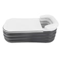 thumbnail image 3 of 152cm Portable Adult Bathtub Shower Inflatable Soaking Bucket Folding Spa Tub, 3 of 8