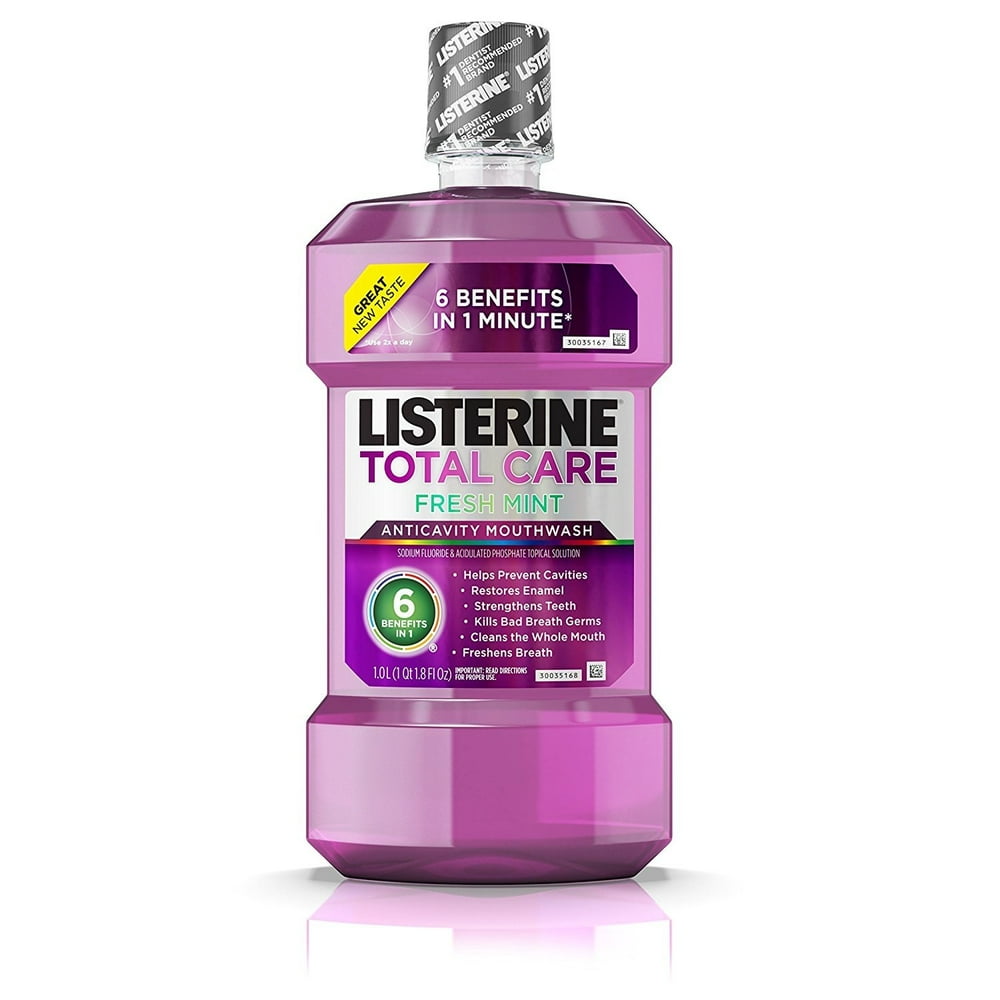 Listerine Total Care Anticavity Mouthwash, 6 Benefit