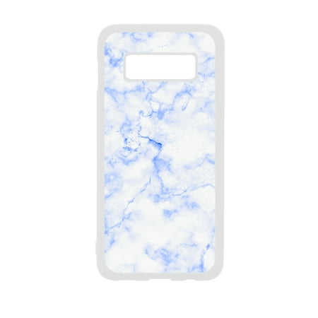 Blue And White White Rubber Case Cover For The Samsung Galaxy S10
