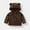 Brown, variant on Baby Girls Winter Coat Jacket Cute Bear Ear Hooded Jackets with Pockets for Kids Baby Girls Winter Coat Baby Clothes 6-12 Months