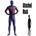thumbnail image 5 of Halloween 2099 Miguel OHara Spidercosplay disfraz niños azul rojo mono Zentai traje de cuerpo completo adultos niños, 5 of 5