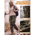 thumbnail image 6 of FEN AI Womens Work Pants with Fleece Lined Cotton Y2k Camo Cargo Pants Insulated Snow Ski Pants 12, 6 of 9
