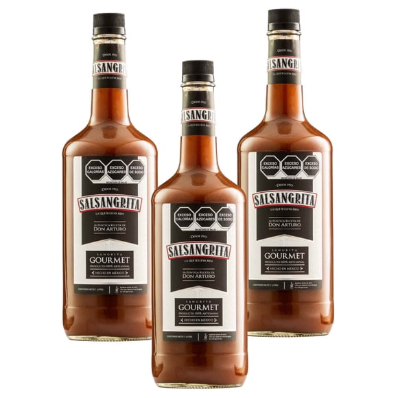Tripack Sangrita Salsangrita Gourmet 1000 Ml Salsangrita Sangrita