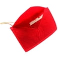thumbnail image 5 of COMPUKAS 15Pcs Santa Claus Envelopes Red Fabric Christmas Tree Ornaments Reusable Decorations, 5 of 6
