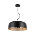 thumbnail image 1 of Chloe Lighting CH8D060BK16-DP3 8 in. Ironclad Contemporary-Style 1 Light Ceiling Mini Pendant, Black & Gold, 1 of 1