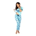 thumbnail image 4 of Disney Stitch Womens Pajama, 2 Piece Sleepwear Set, Aqua Stitch, Size: X-Large, 4 of 5