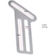 thumbnail image 4 of Correa lateral de buceo de acero inoxidable Soporte de correa Adecuado para correa de 5 cm Accesorios BCD duraderos - Estilo 3, 4 of 5