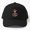 Black, variant on Animated Farmer Baseball Hat, Rural Character Graphic, Casual Agriculture Gift Cap Style