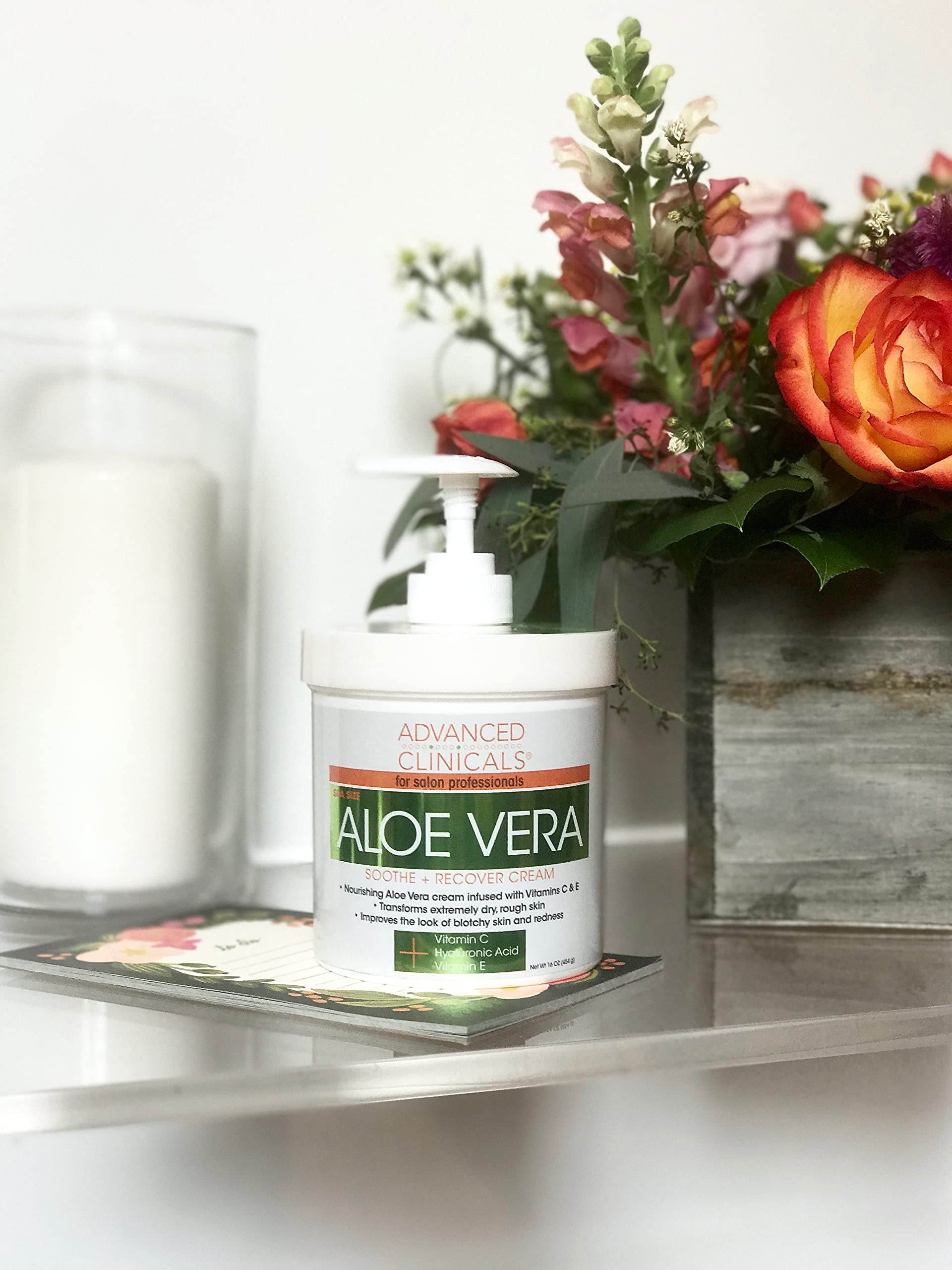 Advanced Clinicals Aloe Vera Cream. Soothing Body Ubuy Maldives