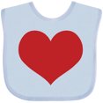thumbnail image 3 of Inktastic Red Heart Valentine Boys or Girls Baby Bib, 3 of 4