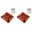 Brown 2PCS, variant on Wooden Shut The Box Dice Game for 2-4 Players, Classic Tabletop Pub Board Game Family Math Games, Pine Wood Portable Game for Parties & Gatherings (8.66x8.66x1.57 inch)
