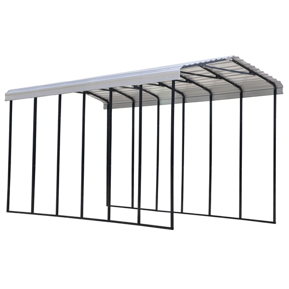 Arrow 14 x 29 x 14 ft Eggshell RV Carport