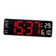 thumbnail image 1 of Oversized Digitale Slaapkamer Decor Temperatuur Opknoping Bureau Datum/Dag Mute Rojo-B Zulema Reloj de pared digital, 1 of 8