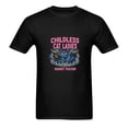 thumbnail image 4 of Childless Cat Lady Cute Cat Face 2024 Childless Cat Lady T-Shirt Black, 4 of 5