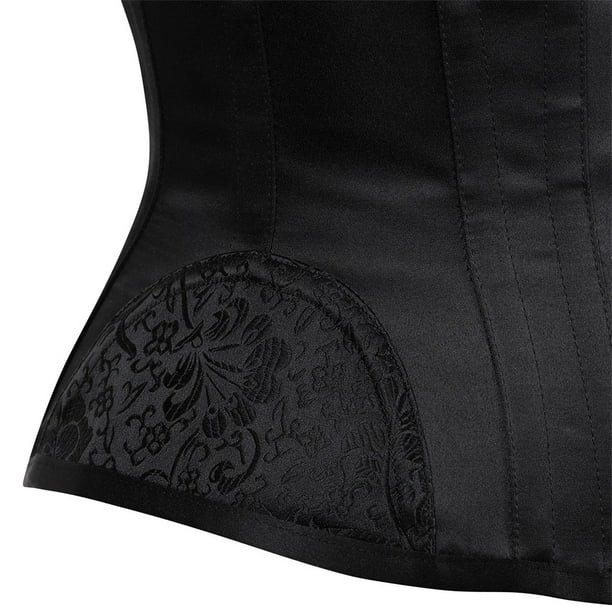 Women's Court Corset Body Shaping Clothes Shapeware Gothic Retro Girdle  With Straps And Chest Support 