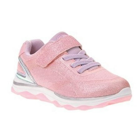 Athletic Works Girls' Chunky Glitter Sneaker (Best Tennis Shoes For Working On Your Feet All Day)