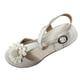 thumbnail image 1 of Sandalias de Cuña de las Mujeres Casuales de Moda Flor de Verano Grueso Sueldo Hueco de Una Correa de Tacón Alto Sandalias de Cuña, 1 of 7