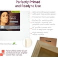 thumbnail image 2 of baomifa-Wood Gesso Artist Painting Panel Primed Smooth, 6" x 6", 7/8" Cradled Profile, 2 of 4