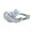 Silver, variant on 11PCS Women Ring Cubic Zirconic Inlaid Round Alloy Angel Wing Shape Wedding Ring Proposal Ring,Silver,US 11