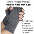 thumbnail image 4 of Gants de Compression pour Arthrite pour Hommes et Femmes, Gants Sans Doigts pour Rhumatoïde et Arthrite, Gants de Compression pour Soulagement de la Douleur Arthritique, Décoration Maison, 4 of 7