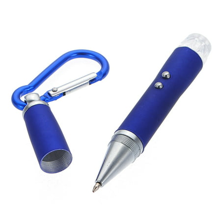 3in1 LED Torch Lamp Flashlight + 0.5mW Laser + Ball Pen Keychain (Best Laser Light Combo)