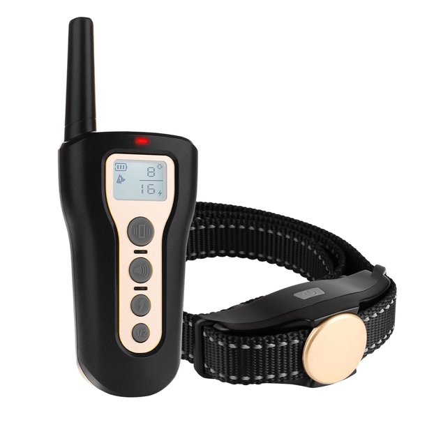 AGPtEK Upgraded 1000ft Remote Dog Training Collar, Waterproof Shock Collar w/ Beep Vibration