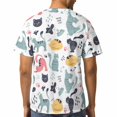 thumbnail image 2 of OUSIMEN Men's short-sleeved printed T-shirt, 2 of 7