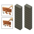 thumbnail image 3 of 20 piezas de Arcilla cocida en miniatura Zulema Ladrillos en miniatura gris, 3 of 8
