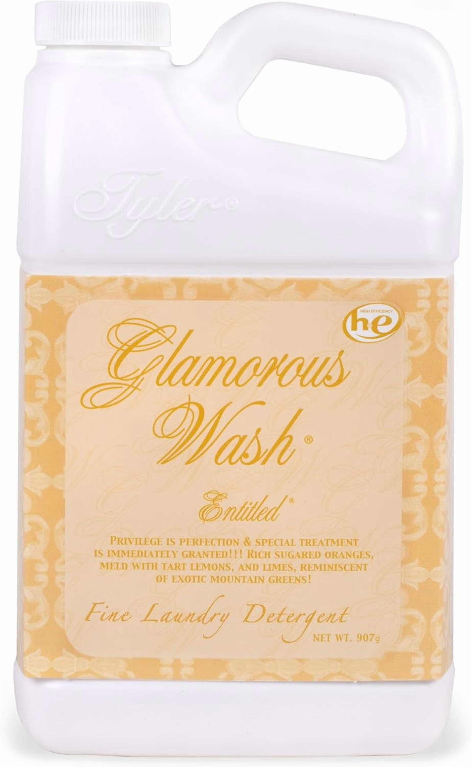 Tyler Candle Entitled Glamorous Wash Liquid Laundry Detergent, 12 Loads, 32 fl oz