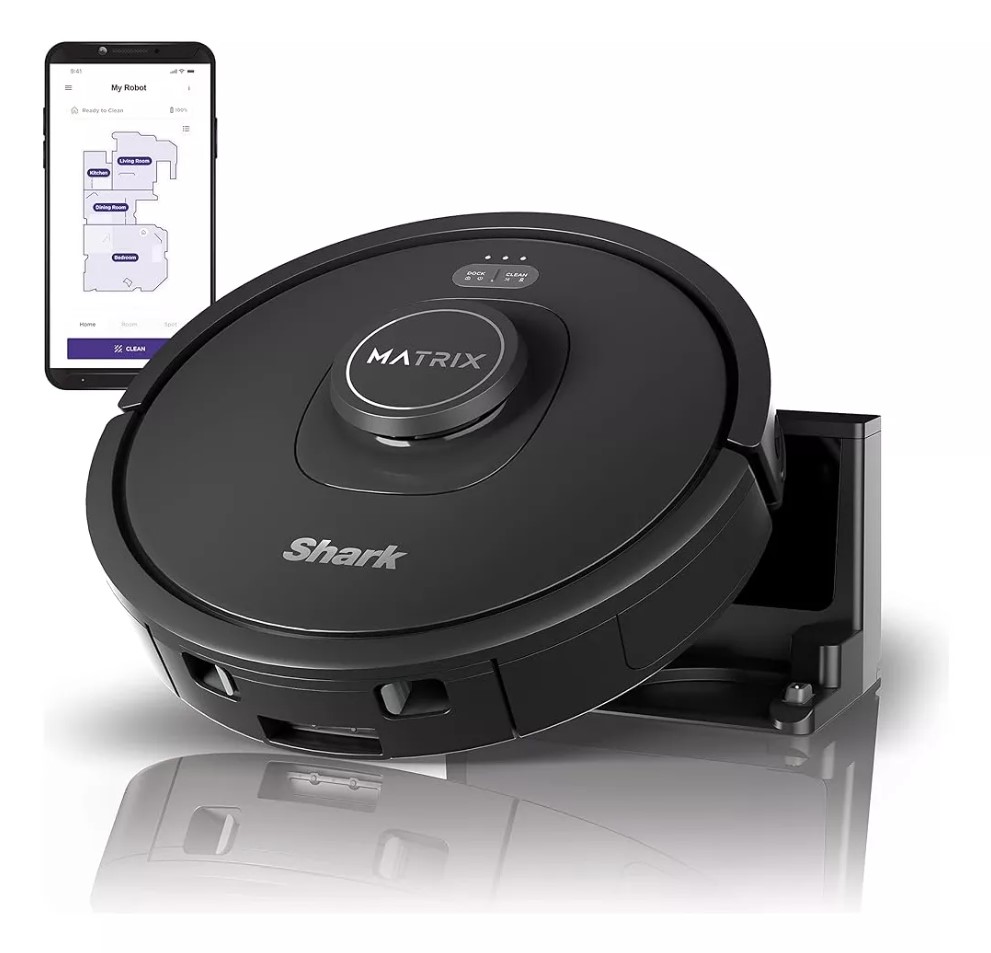 Shark R-RV2310 Matrix Robot Vacuum for Carpets and Hardfloors, 0.5 Quart