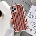 thumbnail image 3 of Funda para iPhone 16 15 14 13 12 11 Pro Max XR XS X Waffle Shoe Sole funda de teléfono para iPhone 6 7 8Plus funda trasera de silicona, 3 of 5