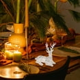 thumbnail image 4 of Milisten Acrylic Reindeer Figurines Transparent Tabletop Christmas Decor Lifelike Elk Statue, 4 of 8