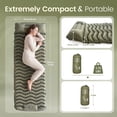thumbnail image 4 of Camping Sleeping Pad, Ultralight Camping Mat with Pillow Built-in Foot Pump Inflatable Sleeping Pad for Camping Backpacking Hiking Traveling Tent, 4 of 12