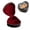 Big Pumpkin, variant on PU Leather Jewelry Box for Women Multiple Layers,Small for Travel Daily Handbag for Valentine's Day gifts, Diamond-shaped Pattern (Black)