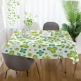 thumbnail image 6 of Coolnut Saint Patrick Clover Tablecloth Rectangle Colorful Table Cloth Large Square Table Cover for Dining Kitchen Party 60"x60" Decor Gift, 6 of 7