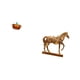 thumbnail image 5 of Plato de dulces,Plato de dulces de vidrio con tapa Tarro de dulces decorativo,Para el buffet de dulces,la mesa de fiesta del escritorio de la oficina y el hogar,Estatuas de caballos,Estatuas de, 5 of 8