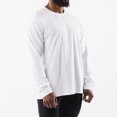 thumbnail image 4 of Qingpeng Classic Crewneck Solid Tee Shirt for Men Casual Comfort Long Sleeves Tee Shirt, 4 of 5